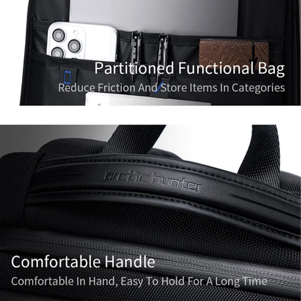 Arctic Hunter B00681 Premium Waterproof Laptop Backpack for 15.6 inch Laptop شنطة لابتوب فاخرة مقاومة لذاذ الماء تناسب جميع المهام 9 <p data-path-to-node="4"><span style="font-size: 20px;">اشتري شنطة الظهر Arctic Hunter B00681 للابتوب 15.6 بوصة في مصر. خامة أكسفورد مقاومة للماء، جيب سري مضاد للسرقة، منفذ USB لشحن الموبايل، وحزام سفر للمطارات.</span></p> <h2 data-path-to-node="6"></h2>