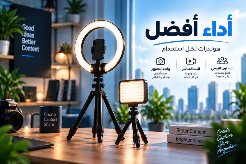حامل موبايل ستاند كاميرا ستاند موبايل مكتبي