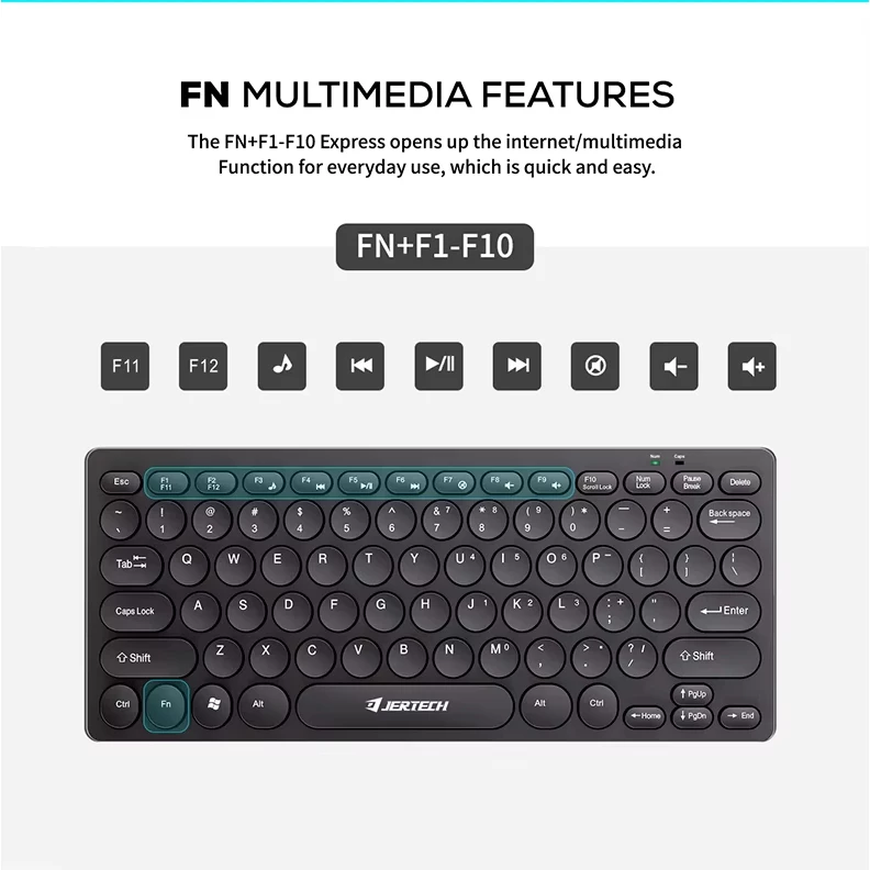 JERTECH DK500 USB Wired English & Arabic Mini Silent Keyboard كيبورد ميني سلكي صامت يدعم اللغة العربية 6 اشتري كيبورد جيرتك JERTECH DK500 الميني الصامت بحجم مدمج وحروف عربية محفورة بالليزر. مقاوم للانسكابات ومثالي للمكاتب والدراسة بأفضل سعر كيبورد في مصر!