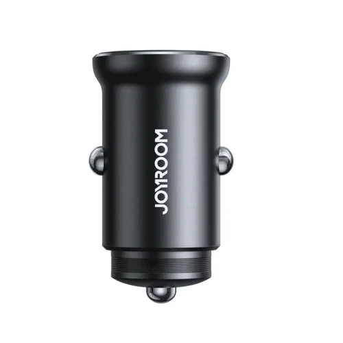اشتري شاحن سيارة معدني JOYROOM JR-CCN05 بقدرة 30W ومنفذين PD+QC3.0. تصميم مدمج ومقاوم للحرارة لشحن سريع وآمن للهواتف بأفضل سعر في مصر.
