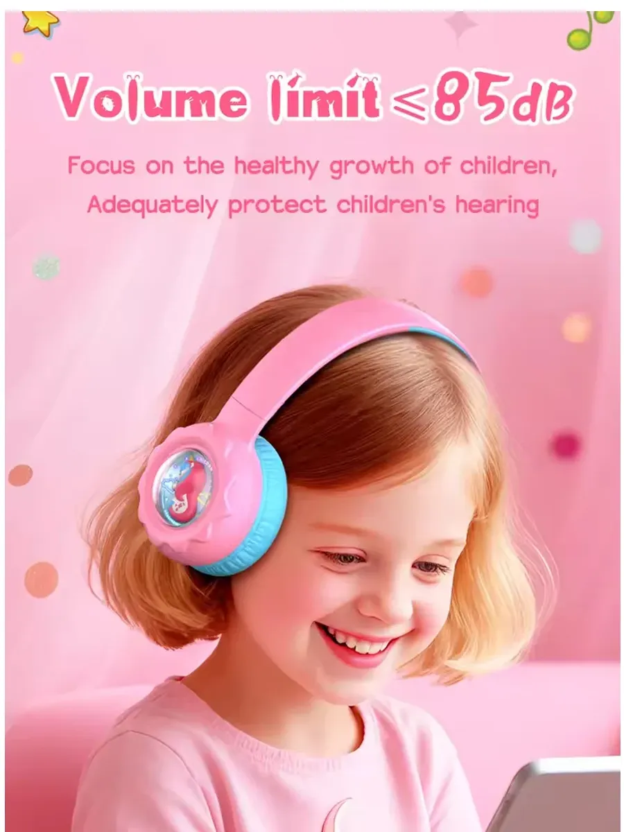 Onikuma B30 Little Dinosaur Ear Wireless Headset with 85dB Kids Ear Protection سماعة هيدفون وايرلس لسن البراعم خفيفة و مريحة للآذن 5 اشتري سماعة الألعاب والدراسة للأطفال Onikuma B30 بتصميم الديناصور الممتع. حماية كاملة للسمع بمستوى أمان 85dB، توصيل بلوتوث 5.4 وسلكي، وبطارية تدوم 10 ساعات. اطلبها بأفضل سعر في مصر!