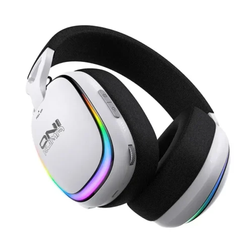 اشتري سماعة الجيمينج الاحترافية Onikuma GT805 بأربعة أوضاع توصيل (2.4G USB & Type-C + Bluetooth 5.4 + سلكي). بطارية ضخمة 1000mAh تدوم حتى 60 ساعة، مشغلات 50mm، صوت محيطي، ومايك مدمج بأفضل قيمة في مصر!