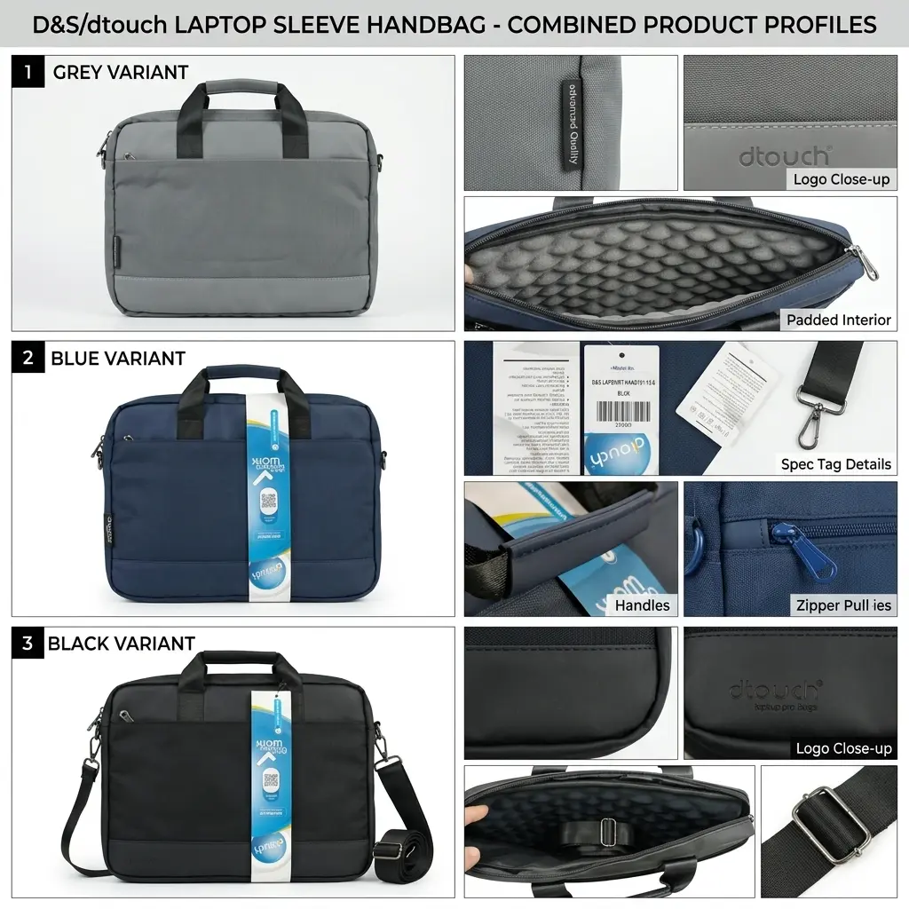 D-Touch LAPSHIRT HandBag PRO 101 - 15.6 شنطة لابتوب مصنوعة من الجلد الناعم مثالية للأعمال اليومية والدراسة 7 اشتري شنطة اللابتوب الجلدية D-Touch LAPSHIRT PRO 101 بمقاس 15.6 بوصة. تصميم أنيق للعمل والدراسة، خامات جلدية مقاومة للماء، جيب للآيباد، وجيب خلفي مخفي ضد السرقة بأفضل سعر في مصر!