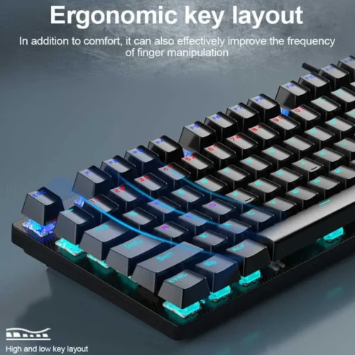 اشتري كيبورد AULA S2022 PRO الميكانيكي بـ Red Switch وإضاءة RGB وحجم كامل 104 مفتاح. أفضل أداء وسرعة ألعاب بأفضل سعر وتوصيل سريع في مصر.
