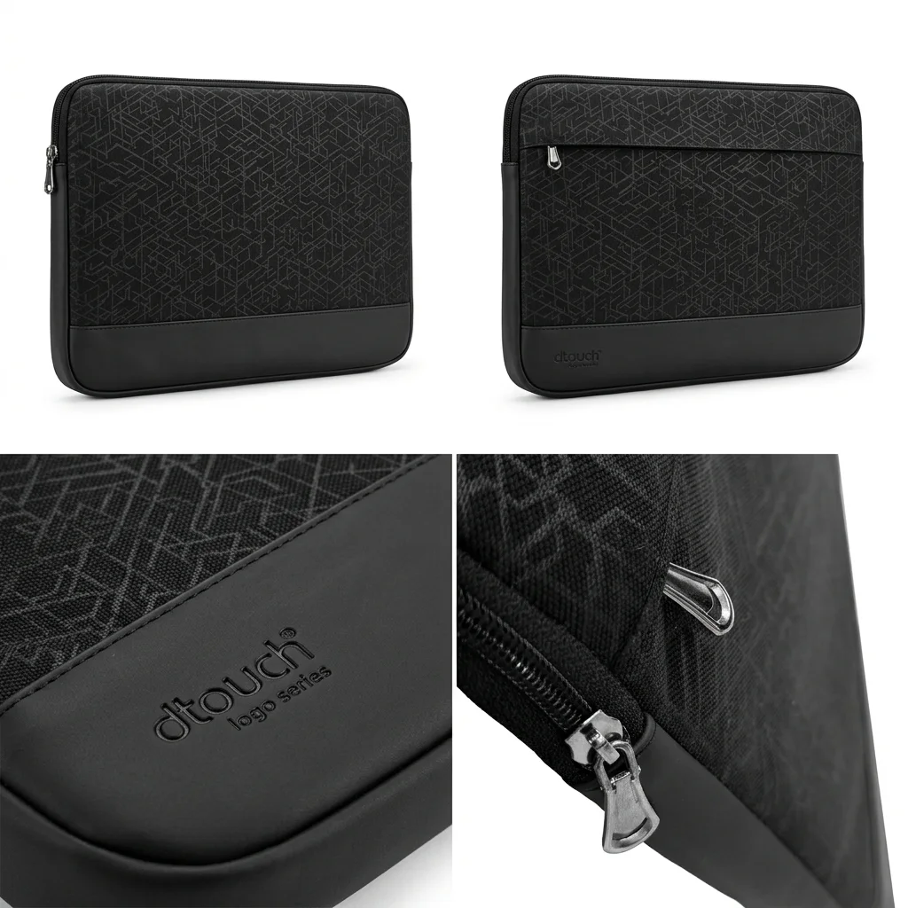 D&S 111 High Quality Laptop Sleeve 15.6 inch Durable Texture حافظة لابتوب ذات خامة قوية الإستحمال للإستخدام اليومي 3 اشتري حافظة اللابتوب D&S 111 من سلسلة D-Touch مقاس 15.6 بوصة في مصر. خامة مقاومة للماء والقطع، جيب سري مضاد للسرقة، جيب آيباد، وصناعة مصرية عالية الجودة!