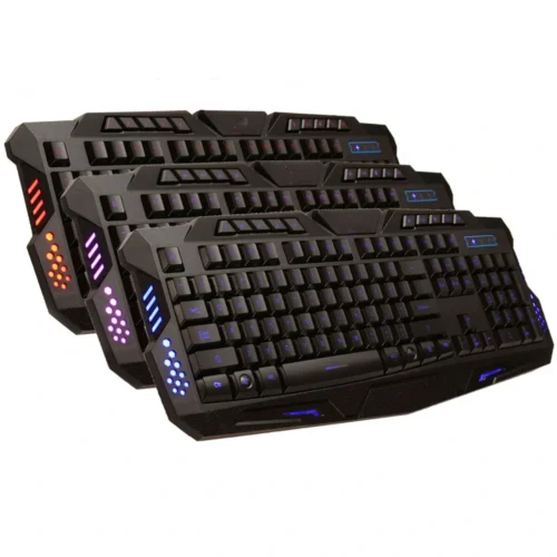 اشتري لوحة مفاتيح الجيمينج Tiger E-MKB660 بـ 3 ألوان إضاءة خلفية وحروف عربية وإنجليزية مضاءة. تصميم جذاب وأداء استجابة سريع بأفضل سعر كيبورد جيمنج في مصر!