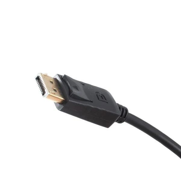Be-Connected Display to VGA FHD Cable 1.8m Lenght كابل تحويل من دسبلاي إلى فيجا بطول ١.٨ متر 4 قم بتوصيل جهاز الكمبيوتر أو كارت الشاشة بمخرج Display to VGA على أي شاشة أو بروجكتور VGA بسهولة. كابل 2B عالي الجودة بطول 1.8 متر. اطلبه الآن بأفضل سعر في مصر مع ضمان جودة!