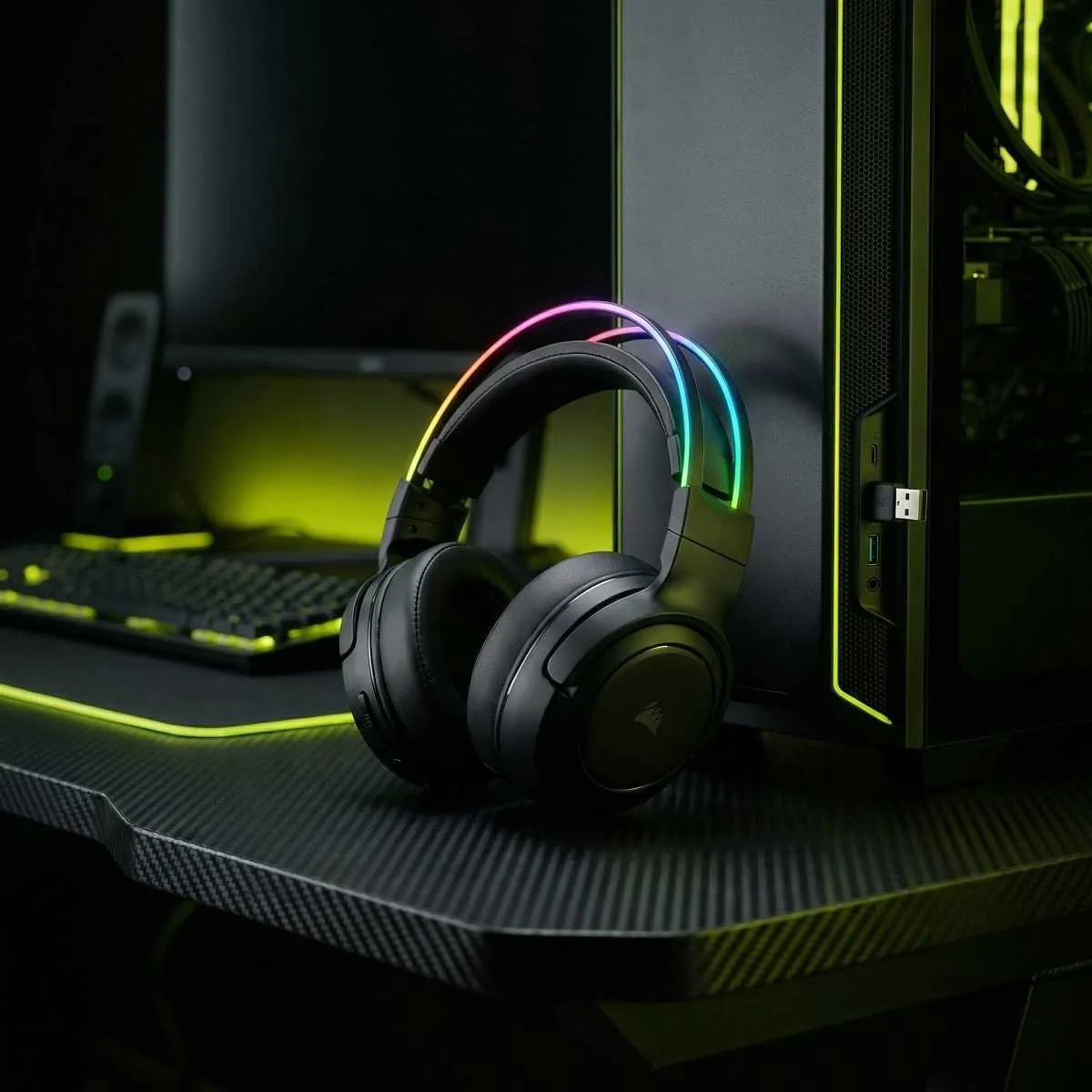 Onikuma GT889 Tri-Mode 2.4G Wired Bluetooth Gaming Headset سماعة هيدفون جيمينج اونيكوما بتوصيل ثلاثي 10 اشتري سماعة الجيمينج الاحترافية Onikuma GT889 بتوصيل ثلاثي (2.4G + Bluetooth 5.4 + سلكي). بطارية ضخمة 1000mAh تدوم حتى 60 ساعة، وصوت محيطي نقي بأفضل سعر في مصر!