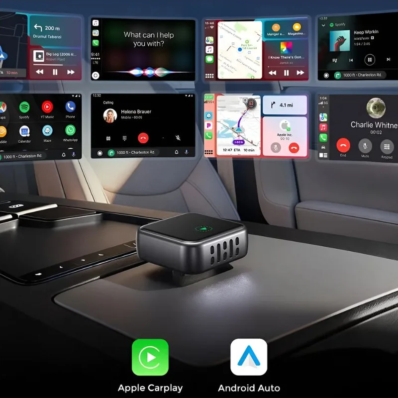 JOYROOM JR-CP3 Carplay Series Carplay/Android Auto 2-in-1 Wireless Adapter فلاشة آندرويد اوتو و وايرلس للسيارات بجودة عالية 5 تخلص من أسلاك الموبايل في عربيتك! اشتري فلاشة آندرويد أوتو JOYROOM JR-CP3 لتحويل Apple CarPlay و Android Auto إلى وايرلس بدون سلك. اتصال سريع بلوتوث 5.4 وواي فاي مزدوج بأفضل سعر في مصر!