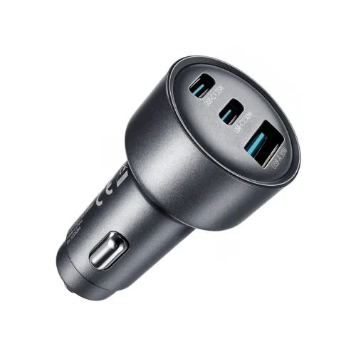 اشحن اللابتوب والموبايل في عربيتك بنفس الوقت! اشتري شاحن السيارة الذكي JOYROOM JR-CCN19 بقدرة 65W و3 منافذ شحن سريع (2x Type-C + USB-A) بأفضل سعر إكسسوارات سيارات في مصر!