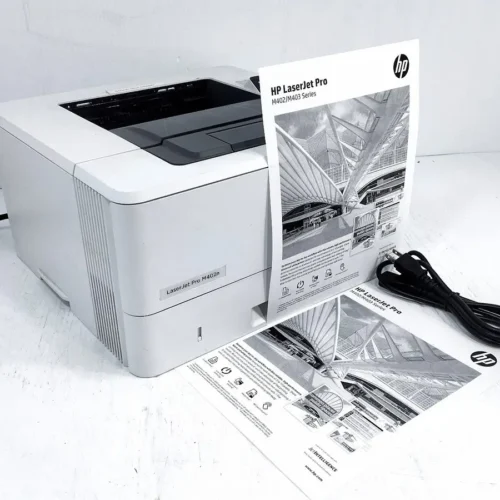 اشتري طابعة HP LaserJet Pro M402m استيراد فرز أول بسرعة 38 صفحة/دقيقة وطباعة دوبلكس أوتوماتيكية وزر شبكة. أفضل طابعة للمكاتب والشركات في مصر.