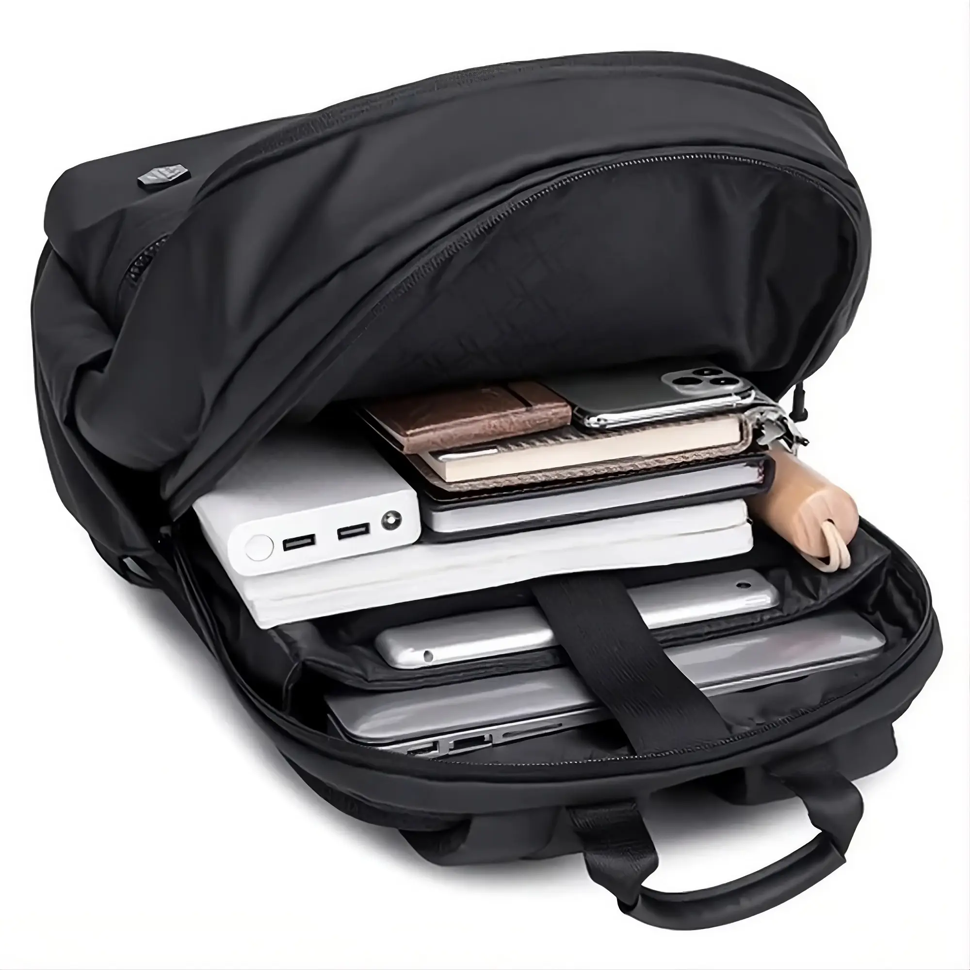 Arctic Hunter B00536 Premium Laptop Backpack Water/Scratch Resistant Daypack شنطة لابتوب فاخرة مقاومة لرذاذ الماء و الخدوش مثالية للإستعمال اليومي 5 شنطة لابتوب Arctic Hunter B00536 مقاس 15.6 بوصة مقاومة للمياه والخدوش. تصميم فاخر وجيوب متعددة للحماية اليومية والتنقل بأفضل سعر في مصر!