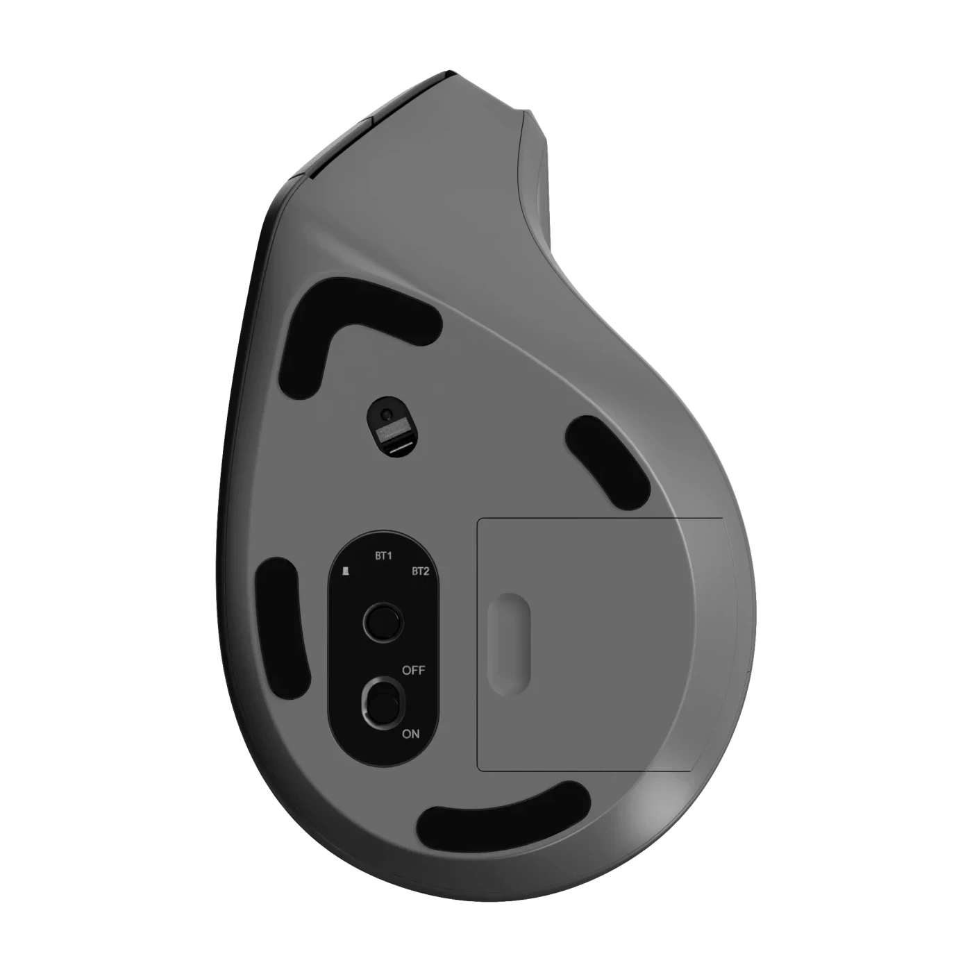 Rapoo EV310M Multi-Mode Wireless and Bluetooth Vertical Ergonomic Mouse ماوس رأسي وايرلس بتوصيل ثنائي بلوتوث و وايرلس 3 اشتري ماوس رابو الرأسي Rapoo EV310M في مصر. توصيل متعدد Bluetooth 5.0 و 2.4GHz، ربط أجهزة متعددة بضغطة زر، تصميم أرجونوميك يحمي المعصم، وبطارية تعيش حتى 9 أشهر!