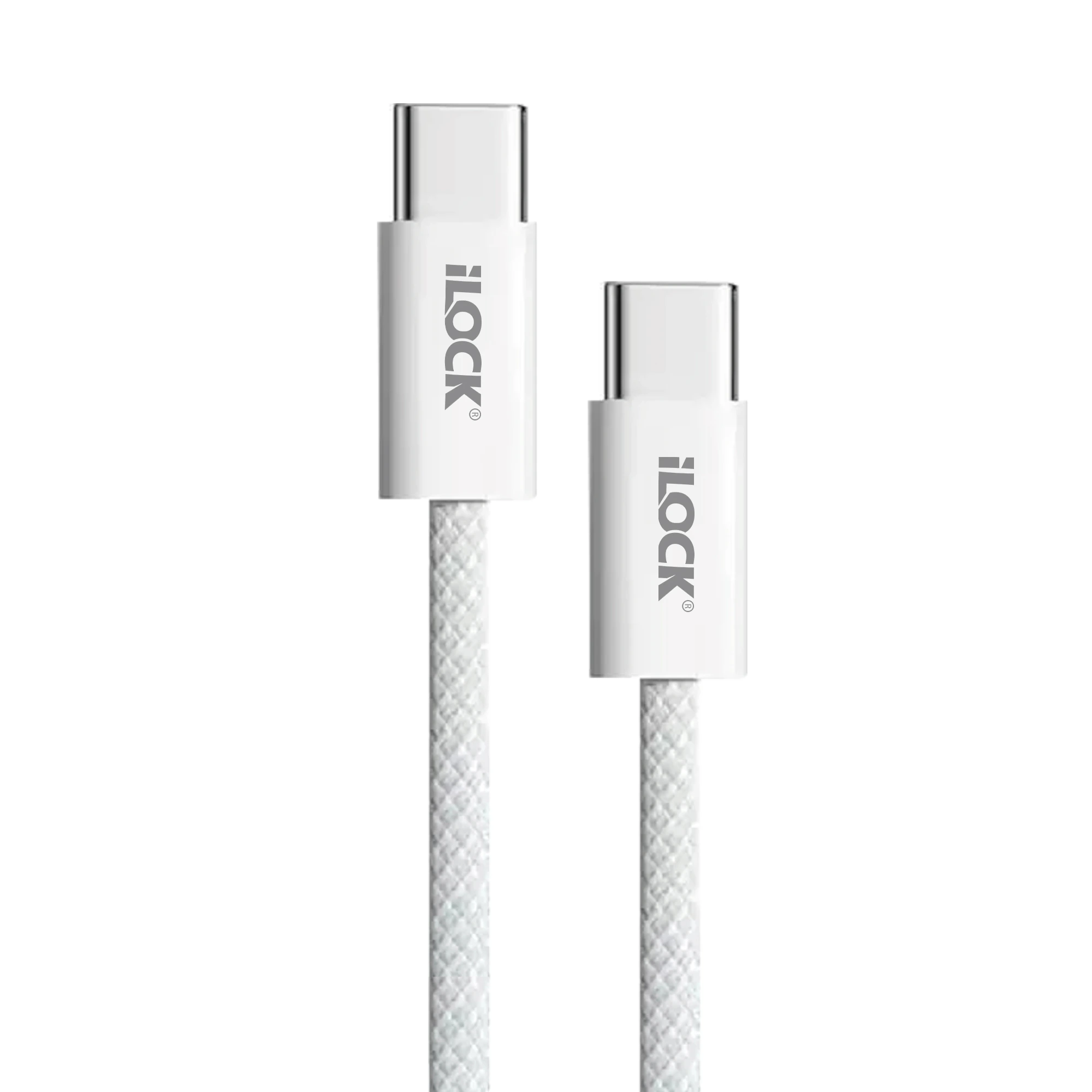 iLock no.5091 Fast Charging 240 Watt PD Ultra Durable Braided USB-C to USB-C Cable 1M كابل شحن تايب سي لتايب سي مضفر فائق الجودة بقدرة ٢٤٠ واط 2 اشتري كابل شحن Type-C to Type-C الخارق iLock No.5091 بقدرة 240W في مصر. شريحة E-Marker ذكية، هيكل ألومنيوم وTPE مضفر، طول 1 متر. شحن فائق للابتوبات والجيمنج!