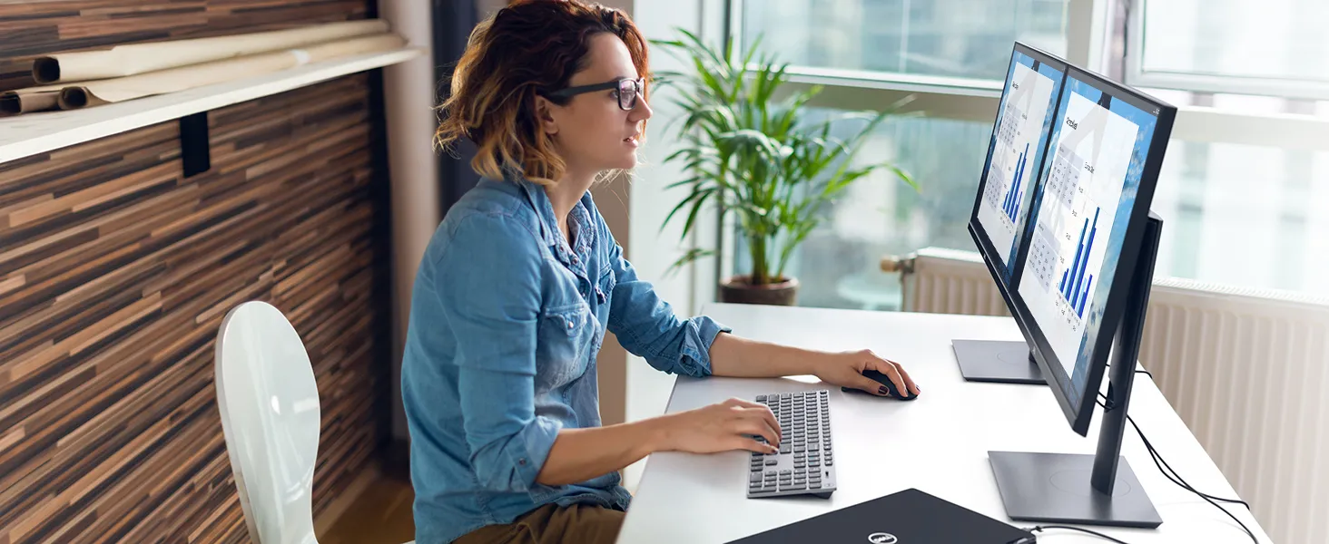 Dell P2421D QHD 2K 24 inch Thin Bezel High-Performance Business Monitor شاشة ديل إستيراد ٢٤ بوصة بحواف نحيفة جدا بجودة كيو اتش دي 4 اشتري شاشة ديل الاحترافية Dell P2421D مقاس 24 بوصة بدقة 2K QHD استيراد فرز أول في مصر. لوحة IPS، حواف نحيفة، وحامل كامل الضبط والتدوير. مثالية للمكاتب والمبرمجين!