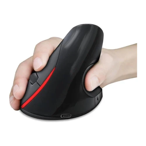 اشتري ماوس الجيمينج والعمل المكتبي الرأسي JERTECH JR321 في مصر. تصميم مريح يمنع آلام المعصم، نقرات صامتة Silent Clicks، بطارية قابلة للشحن 400mAh، ودقة 1600DPI!