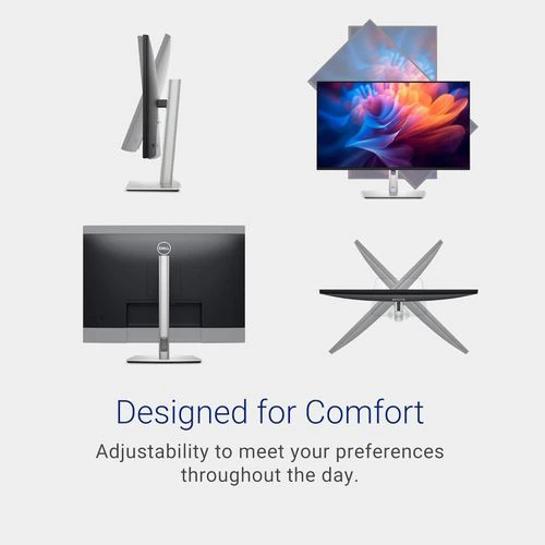 Dell P2723de 27 inch HDMI QHD High-Performance Display with Extensive Connectivity 2K Monitor شاشة ديل إستيراد ٢٧ بوصة بتوصيل اتش دي ام آي و جودة كيو اتش دي 7 اشتري شاشة ديل احترافية Dell P2723DE مقاس 27 بوصة 2K QHD استيراد فرز أول في مصر. لوحة IPS، منفذ USB-C مع شحن 90W، منفذ نت RJ45، وهب كامل. مثالية للشركات والبرمجة!
