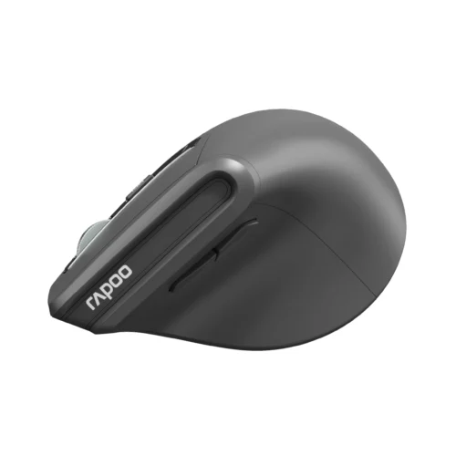 اشتري ماوس رابو الرأسي Rapoo EV310M في مصر. توصيل متعدد Bluetooth 5.0 و 2.4GHz، ربط أجهزة متعددة بضغطة زر، تصميم أرجونوميك يحمي المعصم، وبطارية تعيش حتى 9 أشهر!