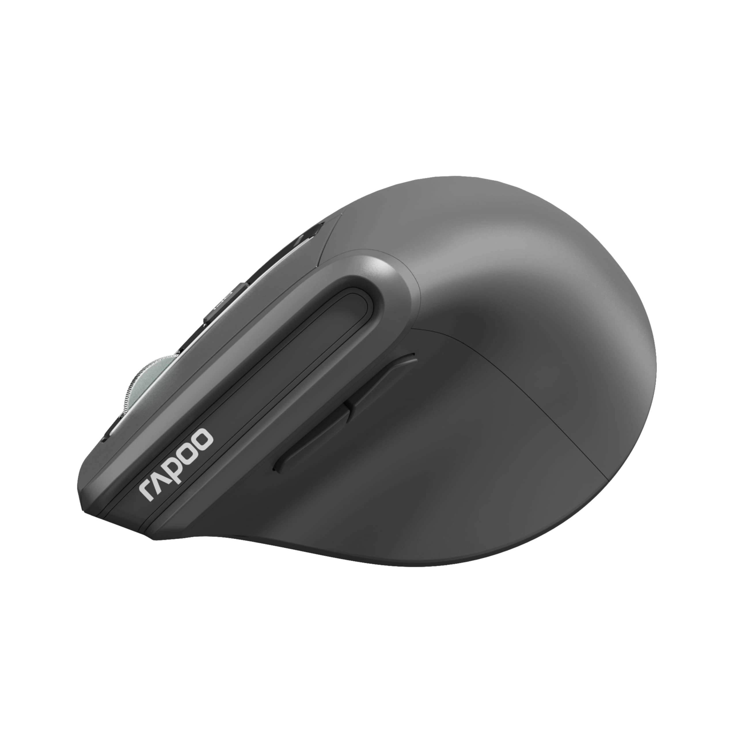 Rapoo EV310M Multi-Mode Wireless and Bluetooth Vertical Ergonomic Mouse ماوس رأسي وايرلس بتوصيل ثنائي بلوتوث و وايرلس 10 اشتري ماوس رابو الرأسي Rapoo EV310M في مصر. توصيل متعدد Bluetooth 5.0 و 2.4GHz، ربط أجهزة متعددة بضغطة زر، تصميم أرجونوميك يحمي المعصم، وبطارية تعيش حتى 9 أشهر!