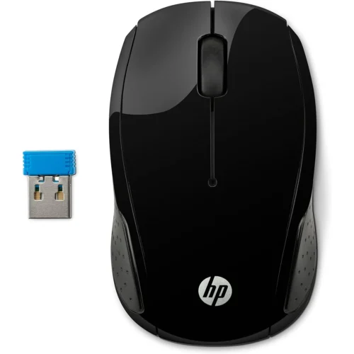 اشتري ماوس HP 200 Wireless الأصلي بحالة الـ Open Box بالسوق المصري. حساسية 1000DPI، مدى 10 أمتار، تصميم مريح لليدين، وأداء عملي للمكاتب واللابتوب بسعر اقتصادي!