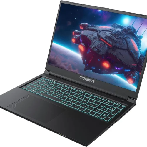 اشتري لابتوب الألعاب القوي GIGABYTE G6 KF بحالة الـ Open Box في مصر. معالج i7 الجيل 13، كارت RTX 4050، شاشة 165Hz، ورام DDR5. أداء جبار وسعر اقتصادي!