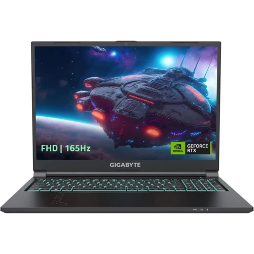 اشتري لابتوب الألعاب القوي GIGABYTE G6 KF بحالة الـ Open Box في مصر. معالج i7 الجيل 13، كارت RTX 4050، شاشة 165Hz، ورام DDR5. أداء جبار وسعر اقتصادي!