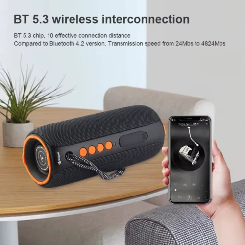 اشتري سماعة البلوتوث المحمولة Kisonli Q22 بقدرة 16 واط في مصر. صوت قوي Dual-Bass، مقاومة للمياه، اقتران TWS، تشغيل راديو FM وفلاشة وربط AUX. خيار اقتصادي ومثالي للرحلات!
