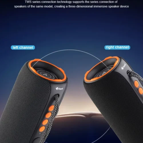 اشتري سماعة البلوتوث المحمولة Kisonli Q22 بقدرة 16 واط في مصر. صوت قوي Dual-Bass، مقاومة للمياه، اقتران TWS، تشغيل راديو FM وفلاشة وربط AUX. خيار اقتصادي ومثالي للرحلات!
