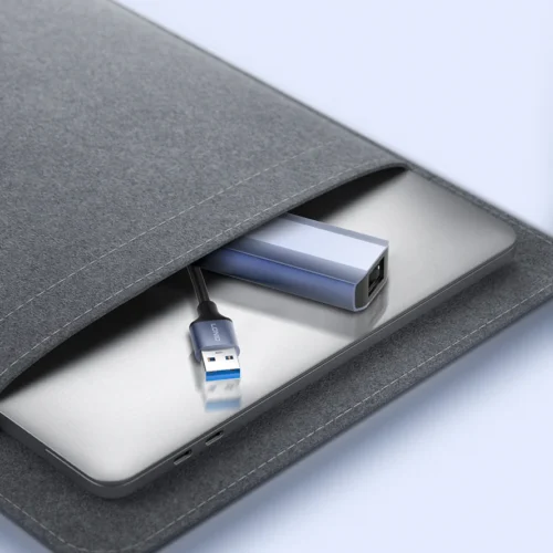 اشتري موزع المنافذ وكارت الشبكة LDNIO DS-124U في مصر. تحويل منفذ USB-A إلى 3 منافذ USB مع منفذ إيثرنت LAN RJ45 لإنترنت ثابت وسريع، كابل طويل 1.2 متر للتوصيل المريح!