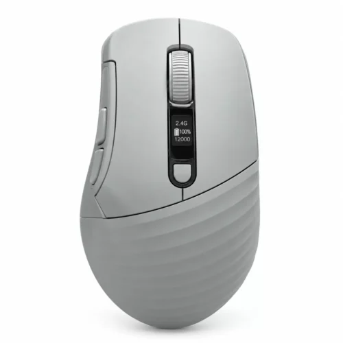 اشتري ماوس الجيمنج الاحترافي JEDEL GWH-110 في مصر. 3 طرق توصيل (وايرلس + بلوتوث + سلكي)، شاشة LCD ذكية لعرض البيانات، دقة 12000DPI، ومعدل استجابة 1000Hz بحجم خفيف 70 جرام!
