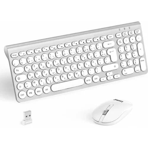Home 58 اشتري كومبو الكيبورد والماوس اللاسلكي LeadsaiL KF29 في مصر. تصميم معدني أنيق، كيبورد 99 زرار بمفاتيح مقصية صامتة (Scissor Keys)، ماوس بدقة 1600DPI، ودونجل واحد فقط!