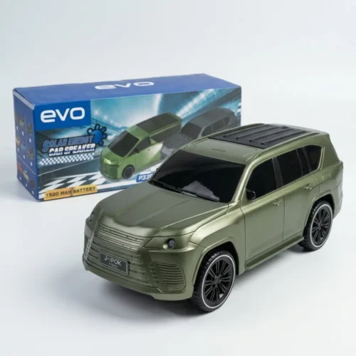 اشتري صب ووفر محمول Evo p368s تصميم أتوبيس في مصر. قدرة 12 واط، لوح طاقة شمسية للشحن، بلوتوث 5.0، راديو FM، ودعم TWS لصوت ستريو قوي!
