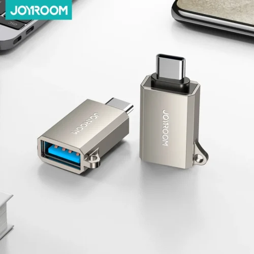 Home 51 اشتري محول OTG المعدني Joyroom S-H151 من تايب سي إلى USB بأسعار ممتازة في مصر. نقل بيانات سريع، دعم توصيل الفلاشات والماوس للهواتف واللابتوبات، وهيكل معدني متين!