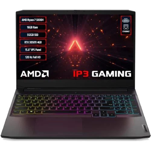 اشتري لابتوب الألعاب Lenovo IdeaPad Gaming 3 في مصر بأفضل سعر. معالج AMD Ryzen 7 5800H، كارت شاشة RTX 3050، رام 16GB، وشاشة 120Hz. أداء جبار للألعاب والهندسة!
